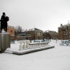 Памятник А.С. Пушкину на Приморской площади Бердянска.